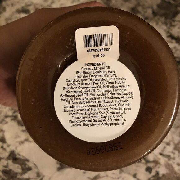 Bath Body Works Stress Relief Eucalyptus Basil 13 oz Sugar Scrub New BBW - Picture 8 of 10